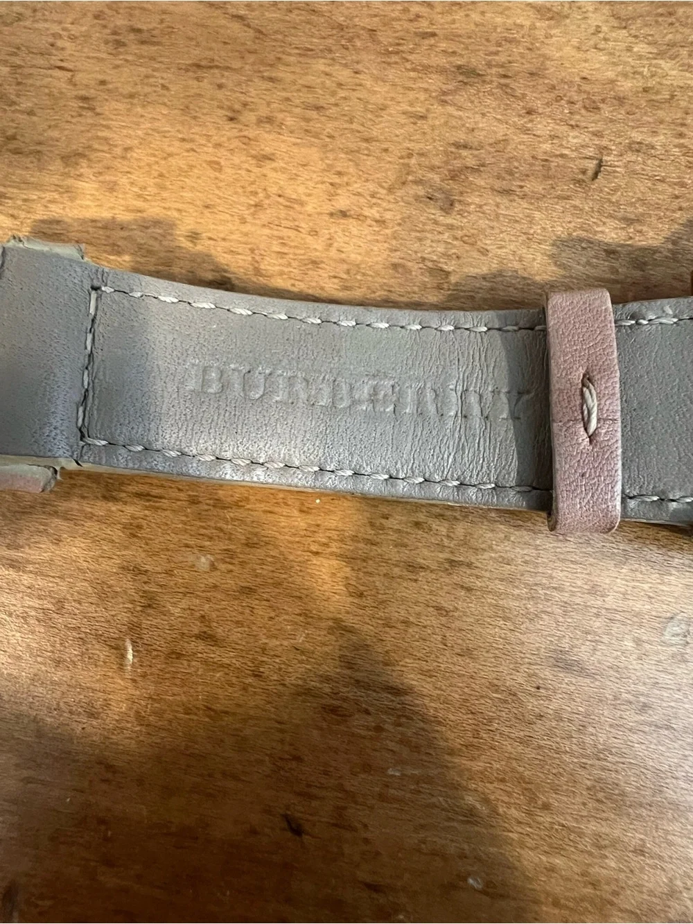 Burberry Rose Gold Watch with Blush Leather Strap